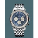 Replica Breitling Navitimer 1 B01 Chronograph 46 Steel Aurora Blue WJ00485