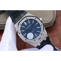 Audemars-Piguet Royal Oak 41mm 15400 Blue Dial Leather Strap WJ01310